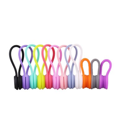 Colorful Silicone Magnetic Clips Multi-function Clips